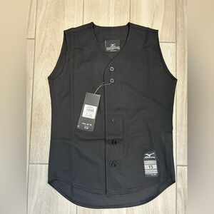 Mizuno Black Baseball Teamwear Vest youth small